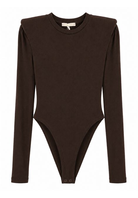Body con spalline Lù-Lù BY MISS GRANT | LL4662MORO